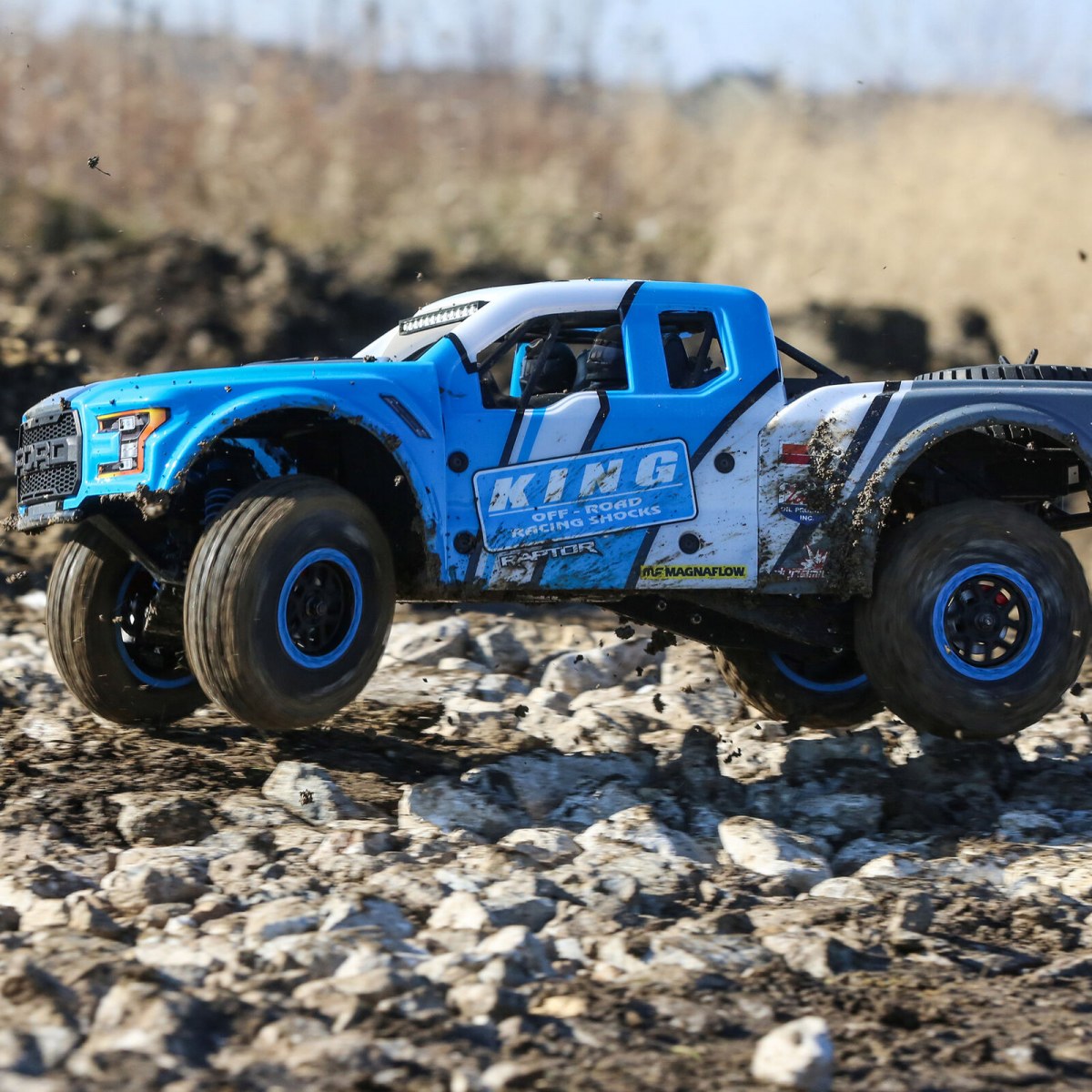 Шорт-корс Losi 1:10 Ford Raptor Baja Rey 4WD Brushless RTR with SMART  (синий) LOS03020V2T1 купить дешевле Купить с доставкой